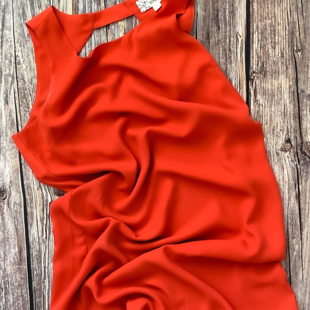 Pink Republic Orange Summer Dress Size Small